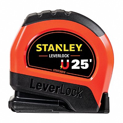 STANLEY STHT30818S Tape Measure 25ft L. SAE Orange