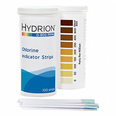 HYDRION CH800 Test 0 to 800 ppm Free Chlorine PK600
