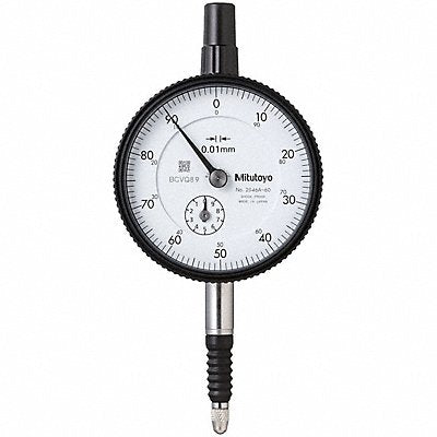 MITUTOYO 2046A60 Dial Indicator 0 to 10 mm White