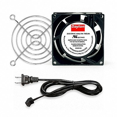 DAYTON 786EU9 Axial Fan Kit 3 1/8 in H 1 1/2 in D