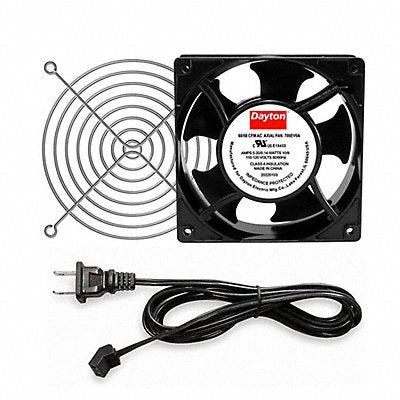 DAYTON 786EV9 Axial Fan Kit 4 3/4 in H 1 1/2 in D