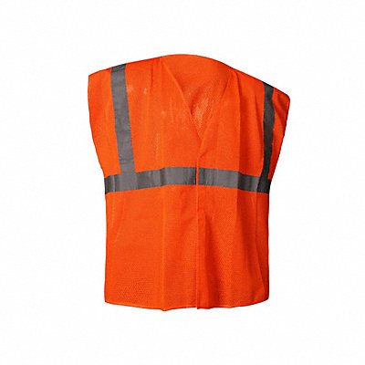 CONDOR 786F75 Class 2 Orange Hook & Loop Mesh No