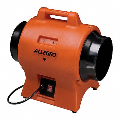 ALLEGRO 953908 Confined Space Blower Blk/Orng/Yell 12.5 W
