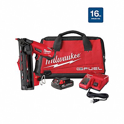 MILWAUKEE 284121CT Nail Gun Kit Cordless For 16 ga Nail