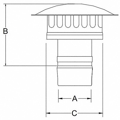 HEATFAB SC03RC Gas Vent Pipe