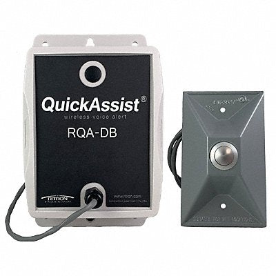 RITRON RQA151MDBPack Wireless Call Button 2-Way Al/PC 5 in W