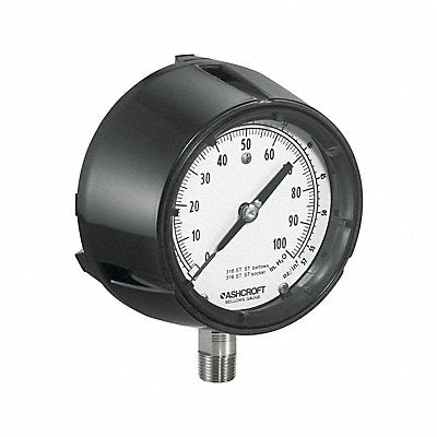 ASHCROFT 451188SS04L10IW Low Pressure Gauge