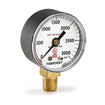 ASHCROFT 20W1005PHL2DXUL2000 Pressure Gauge