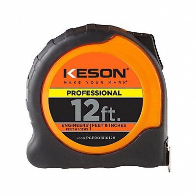 KESON PGPRO181012V Engineers and SAE Tape Measure