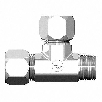 WEATHERHEAD 7755X10X08X10 TEE COMPRESSION MALE RUN