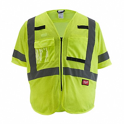 MILWAUKEE 48735134 Safety Vest Polyester Yellow 4XL/5XL