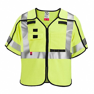 MILWAUKEE 48735334 Safety Vest Polyester Yellow 4XL/5XL
