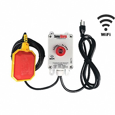 SUMP ALARM SA120V1L33FWIFI High Water Alarm Audio Visual 120VAC 6ft