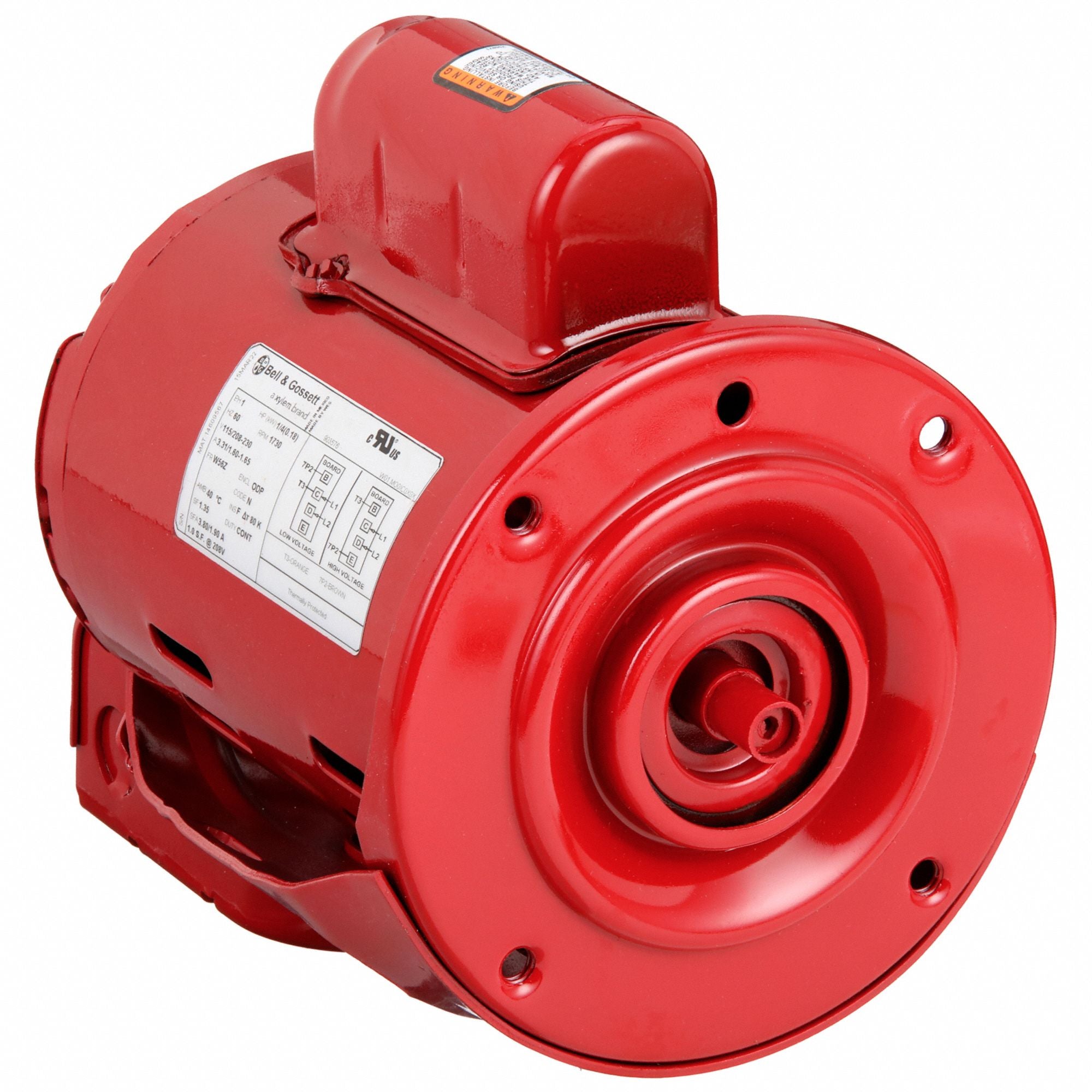 BELL GOSSETT 169224 Pump Motor 1/4 hp 115/208-230