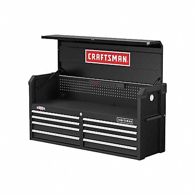 CRAFTSMAN CMST35282BK Chest 8 Drawers 16 D 24-1/2 H 52 W Black