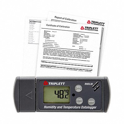 TRIPLETT RHDL30NIST Temp Data Logger 0.7 D 4.3 H 1.8 W
