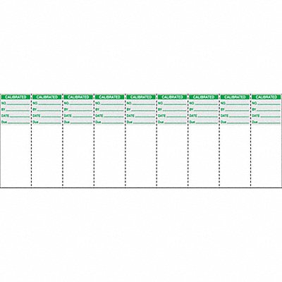 ELECTROMARK Y235822 Label 3 H 1 W White/Green PK90