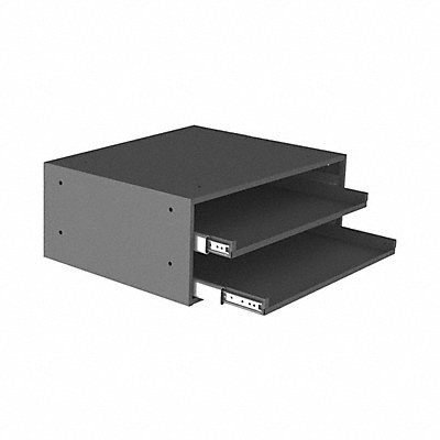 DURHAM MFG 302B157595 Bearing Slide Rack Cabinet Steel Grey