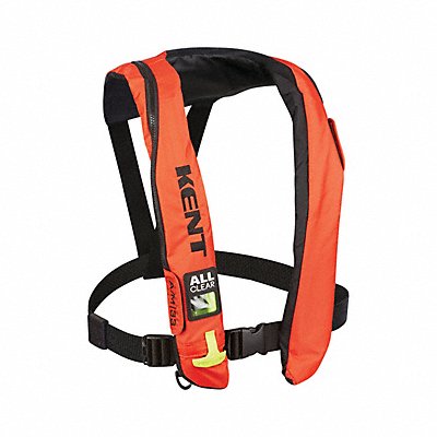 KENT SAFETY 13280200000000 Life Jacket Universal 35lb CO2 Orange