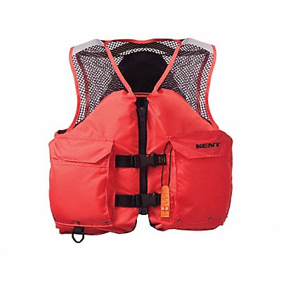KENT SAFETY 15080000000000 Life Jacket M 15.5lb Foam Orange