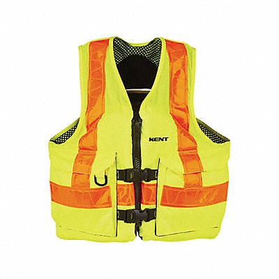 KENT SAFETY 15080000000000 Life Jacket 2XL 15.5lb Foam Yellow