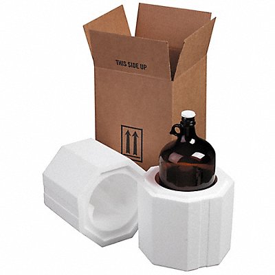 POLAR TECH 792T Lab Mailer 16 3/4 in H 209.5 mm L PK9