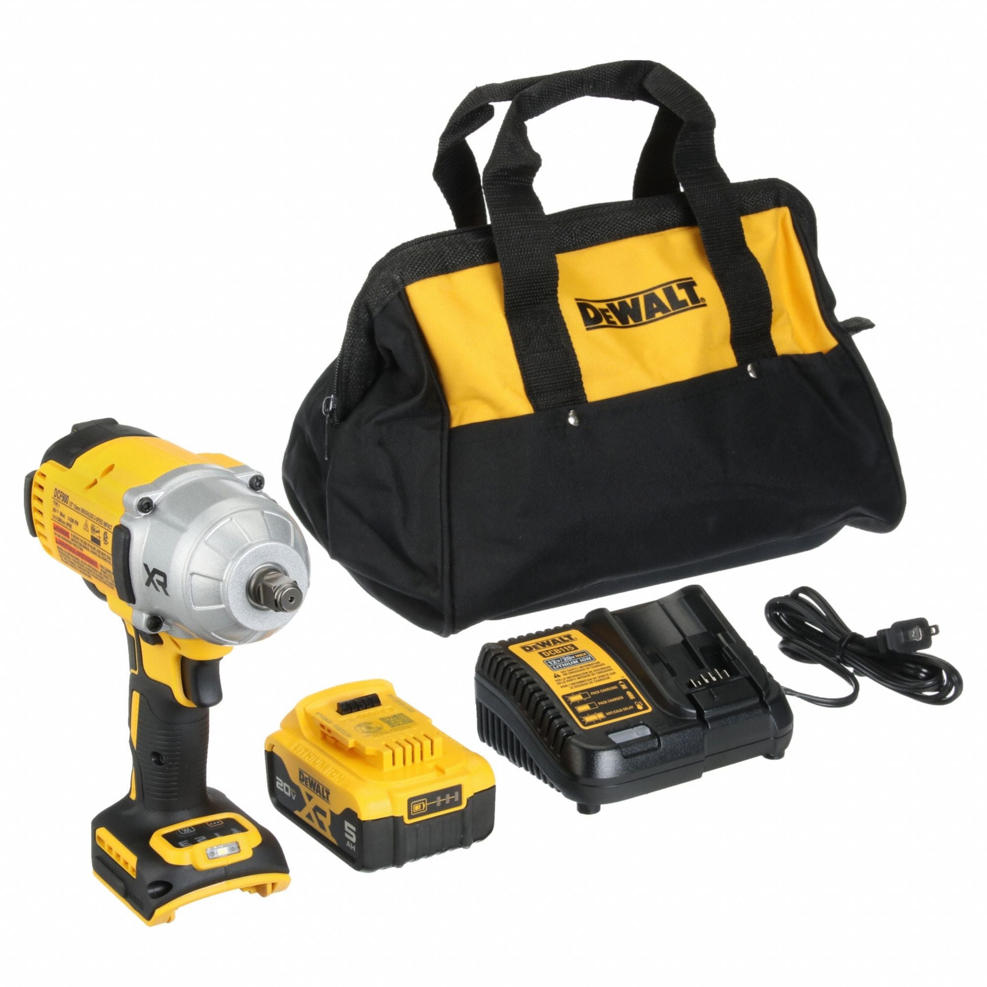 DEWALT DCF900P1 Cordless Impact Wrench 2200 RPM 20VDC