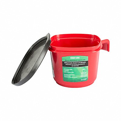 SHUR-LINE 2007298 Paint Pail Plastic Red