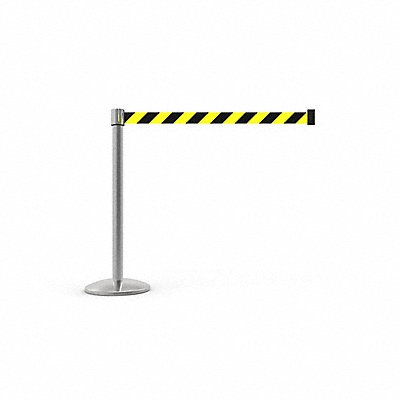 BANNER STAKES AL6103C Retractable Belt Crowd Control 39 H