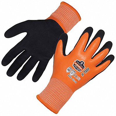 PROFLEX BY ERGODYNE 7551 Thermal Coated Glove A5 XL Orange PR