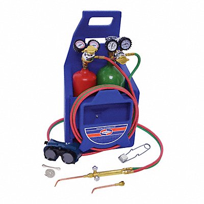 UNIWELD K23PT UNIWELD 2pc Weld/Braze Outfit w511/Tanks