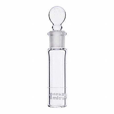 GLOBE SCIENTIFIC 8200001 Volumetric Flask 1 mL 65 mm H PK6
