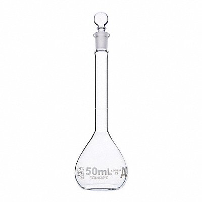 GLOBE SCIENTIFIC 8200050 Volumetric Flask 50 mL 140 mm H PK6