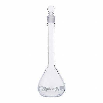 GLOBE SCIENTIFIC 8200100 Volumetric Flask 100 mL 170 mm H PK6