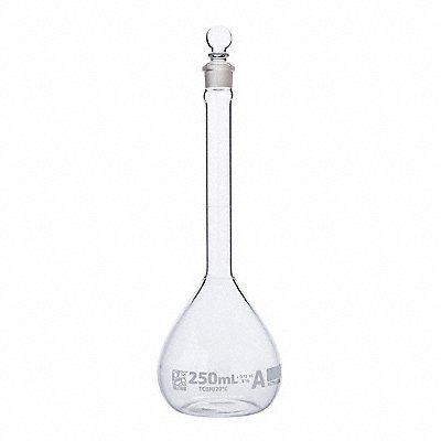 GLOBE SCIENTIFIC 8200250 Volumetric Flask 250 mL 220 mm H PK6