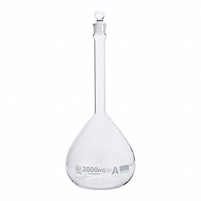 GLOBE SCIENTIFIC 8202000 Volumetric Flask 2 L 370 mm H