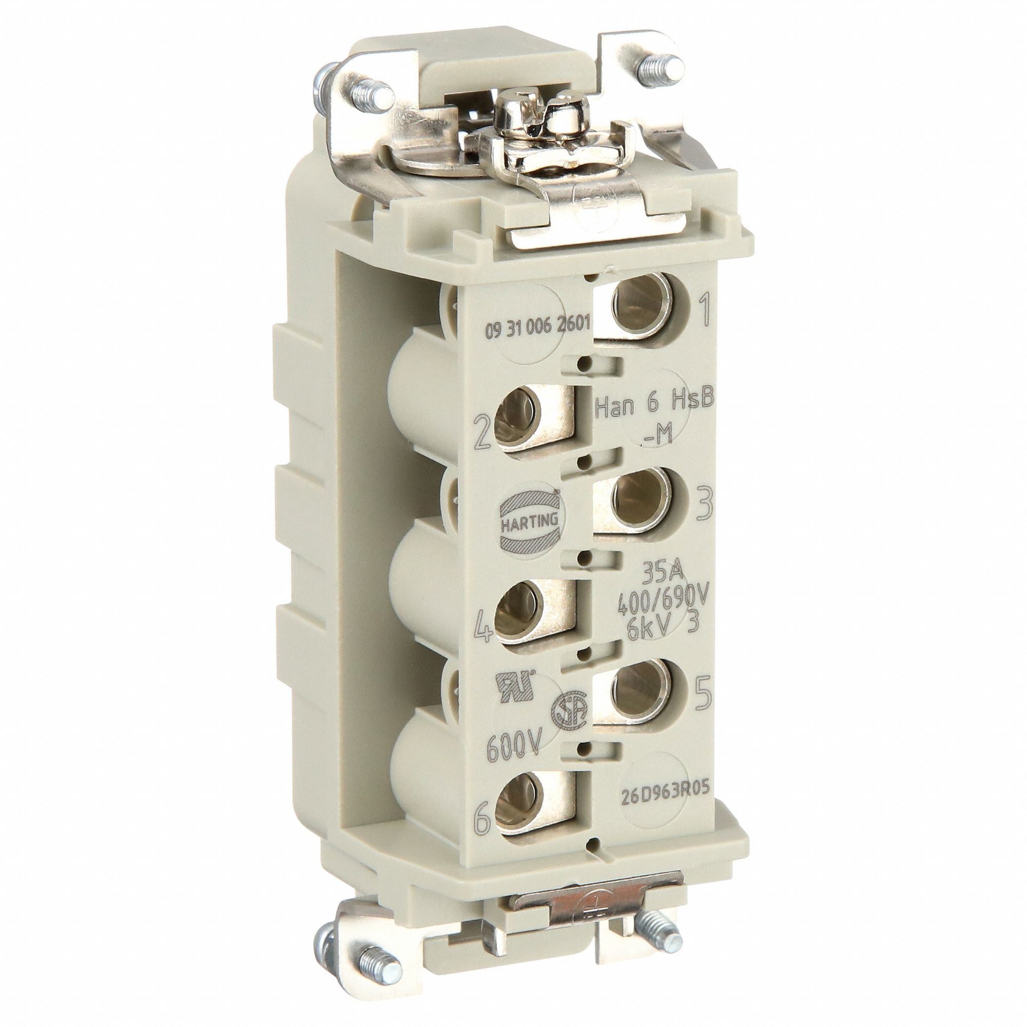 HARTING 9310062601 Rectangular Connector Insert 35 A