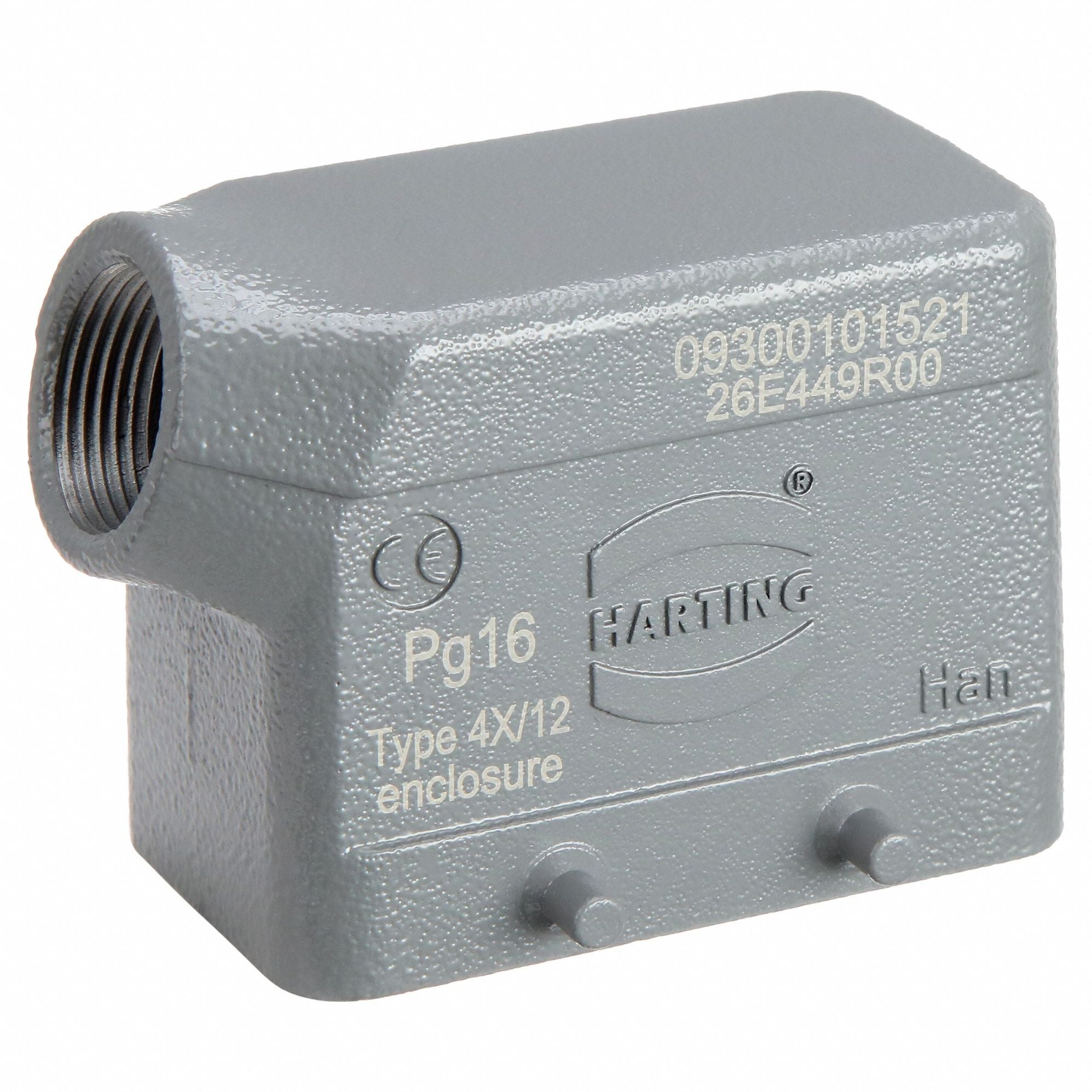 HARTING 9300101521 Rectangular Connector Hood 72.6 mm L