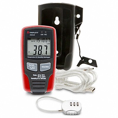 TRIPLETT RHDL60 Wall mount Hygro-Thermometer Dtalogger