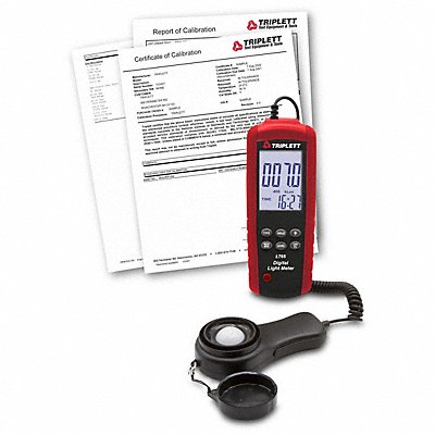 TRIPLETT LT65NIST LightMeter +/-3%Light ACC FullSize