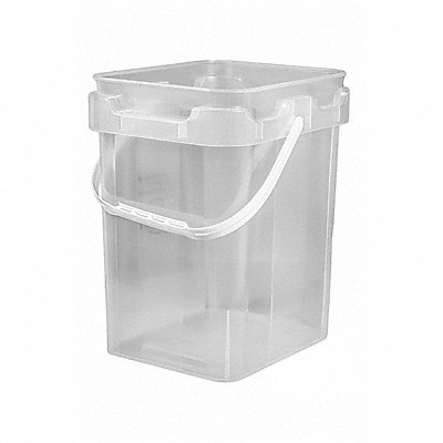 BASCO MMP8002SK Bucket Plastic Clear 11 x7-1/2