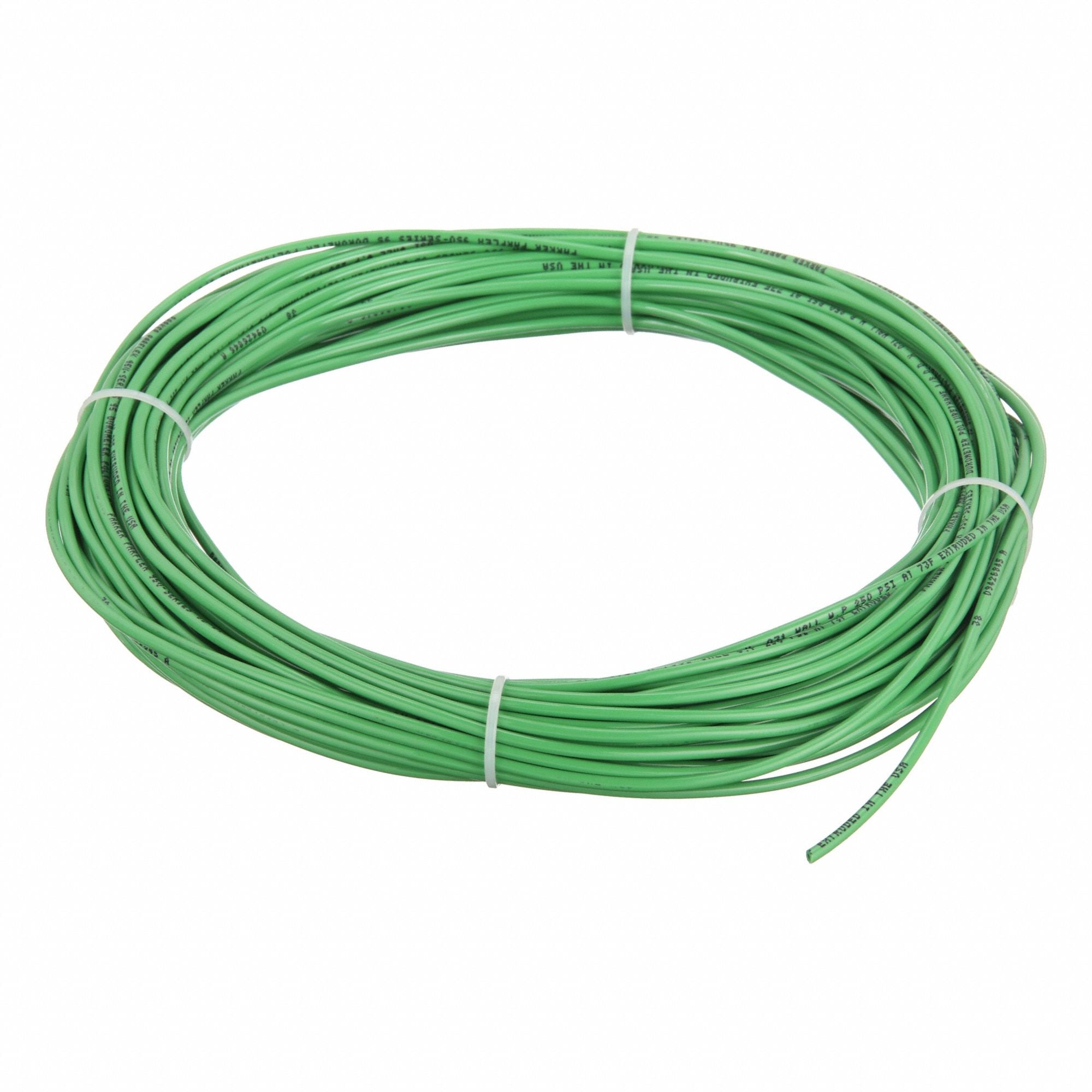 PARKER 95U2031GRN0100 Tubing Green Overall 100 ft L