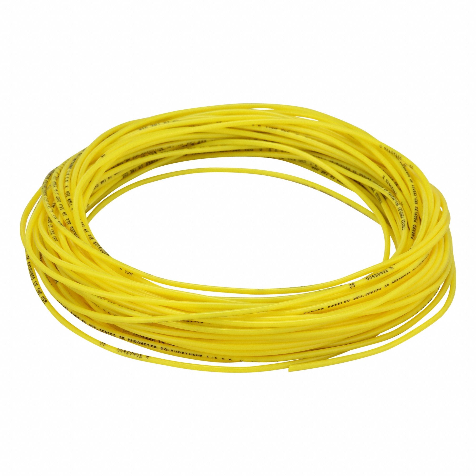 PARKER 95U2031YEL0100 Tubing Yellow Overall 100 ft L