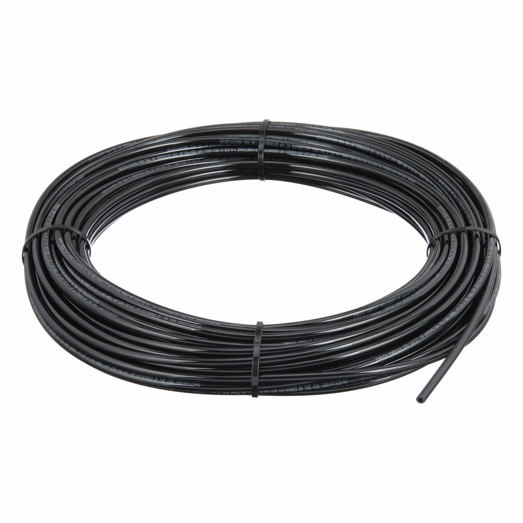 PARKER 95U4062BLK0100 Tubing Black Overall 100 ft L