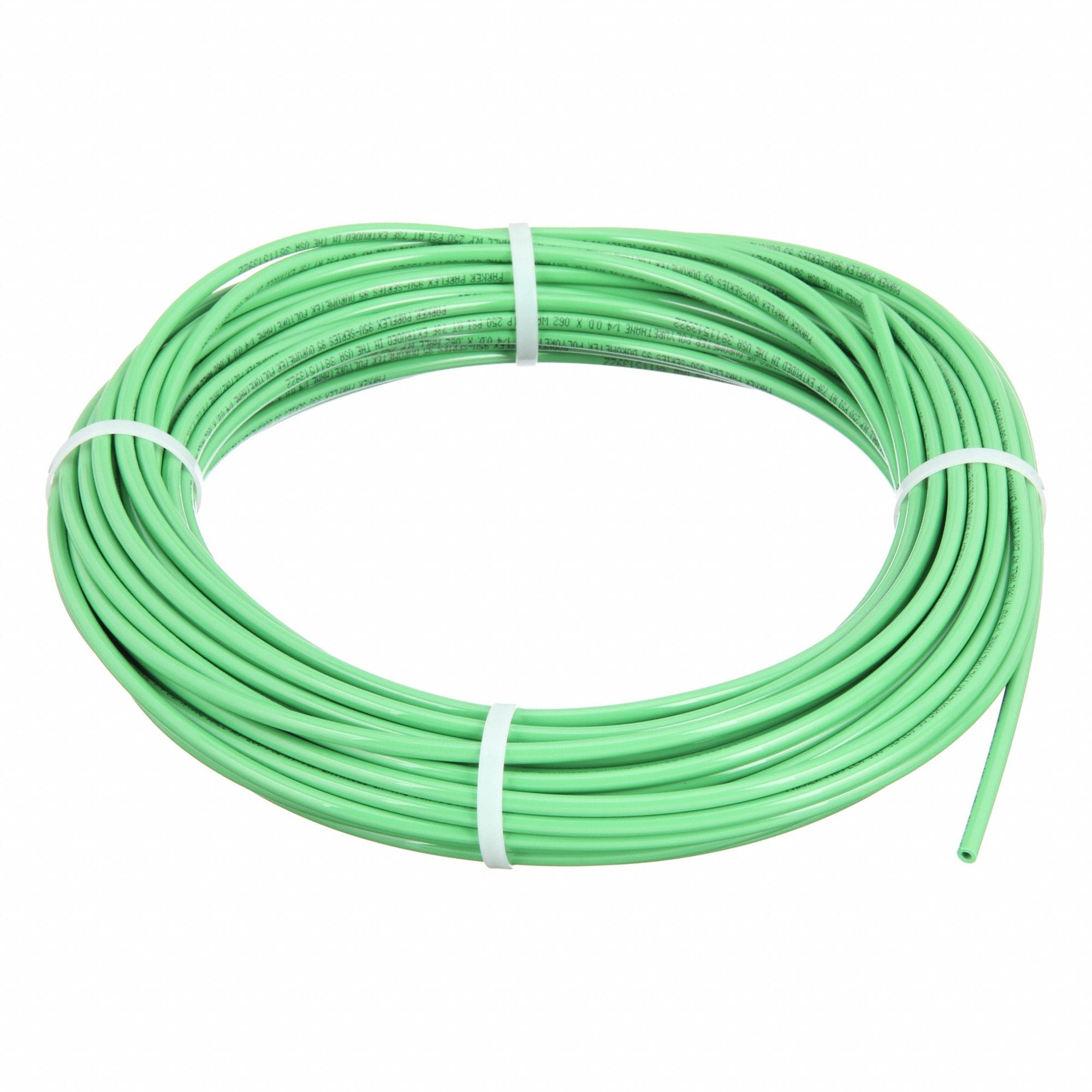PARKER 95U4062GRN0100 Tubing Green Overall 100 ft L