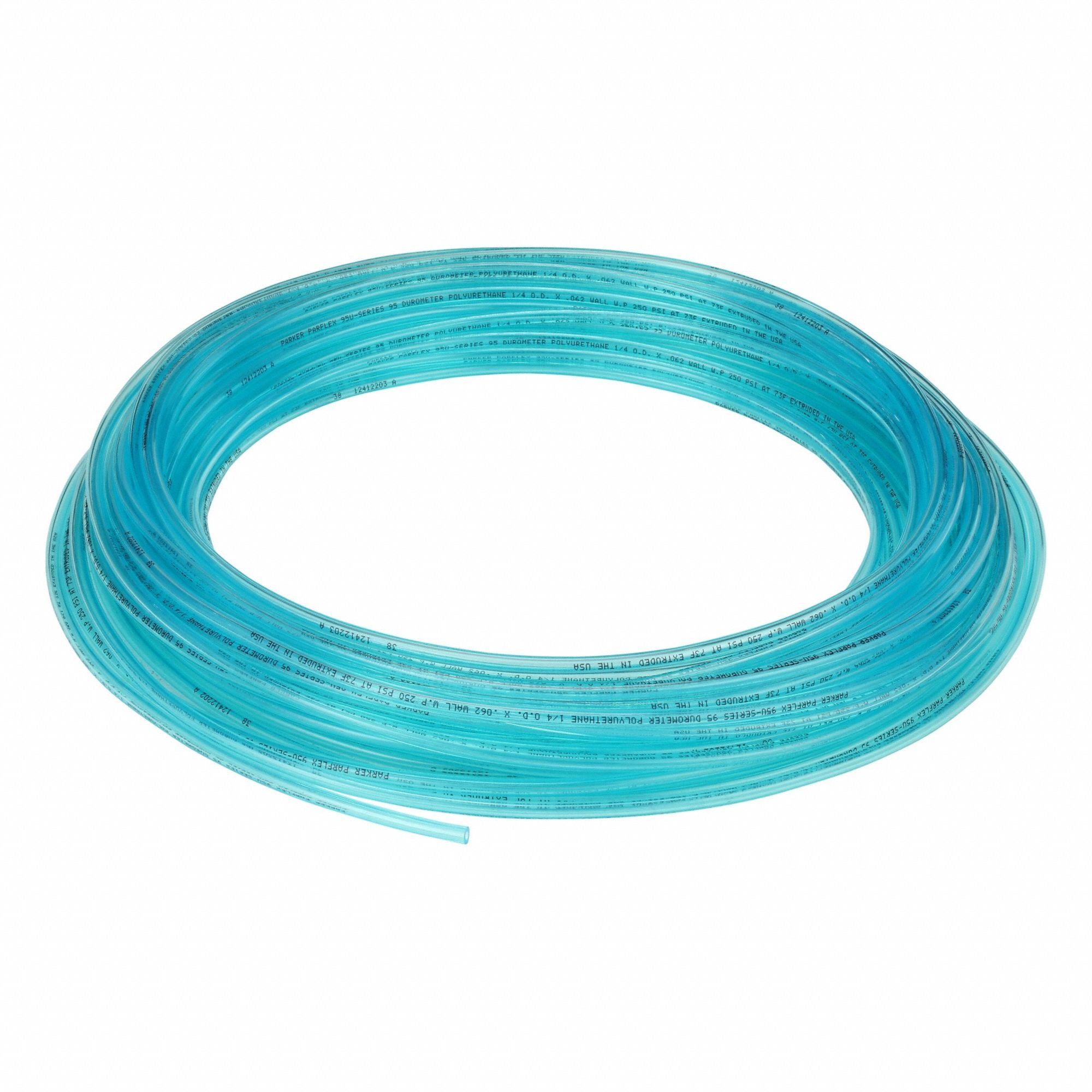 PARKER 95U4062TBL0100 Tubing Blue Overall 100 ft L