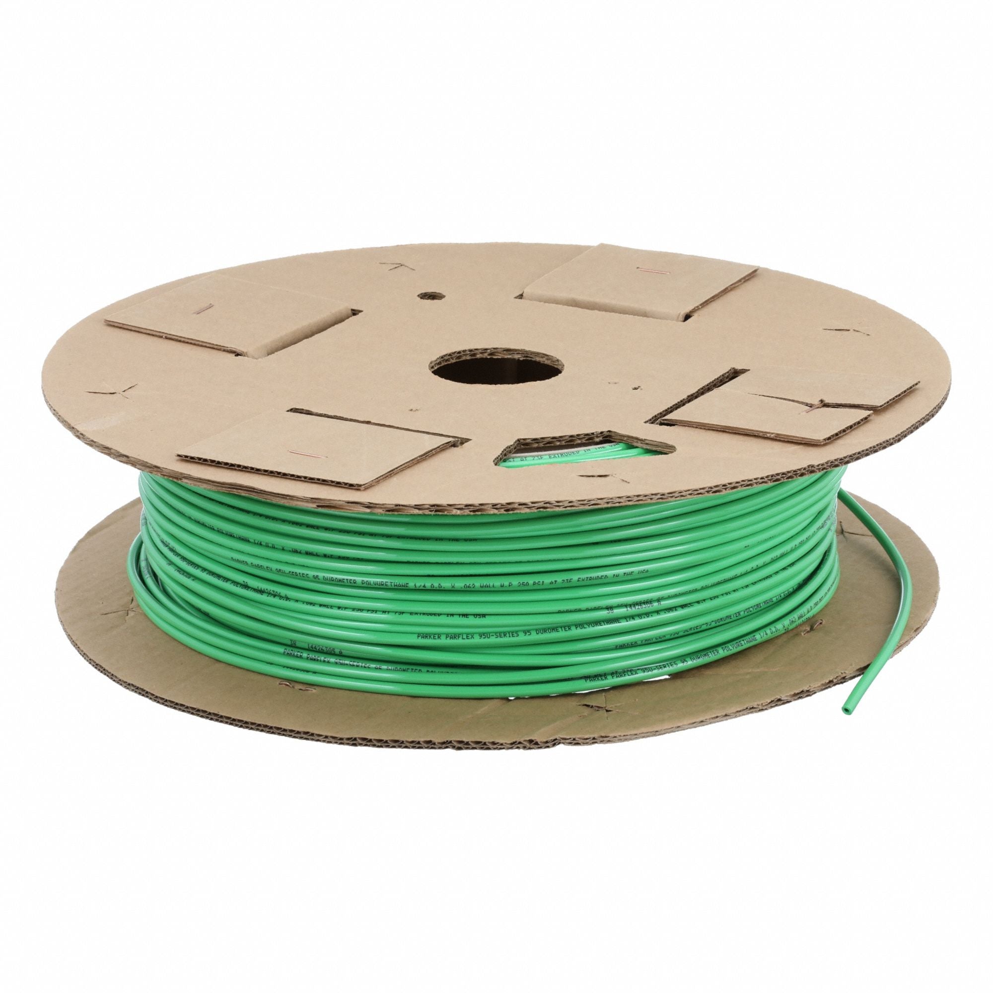 PARKER 95U4062GRN0500 Tubing Green Overall 500 ft L