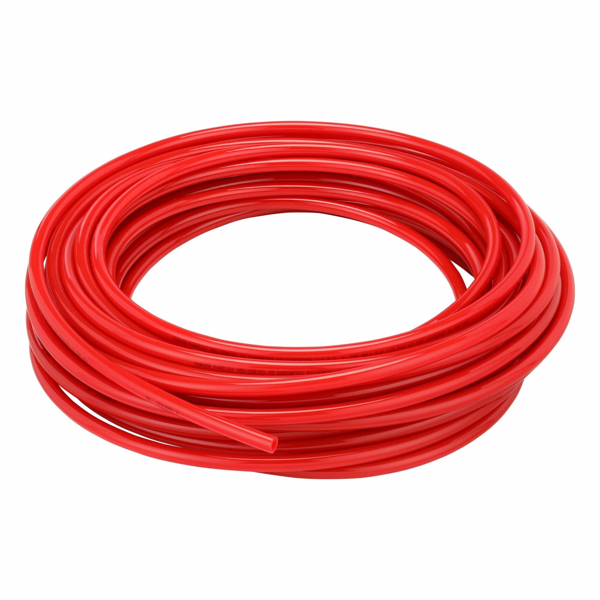 PARKER 95U8090RED0100 Tubing Red Overall 100 ft L
