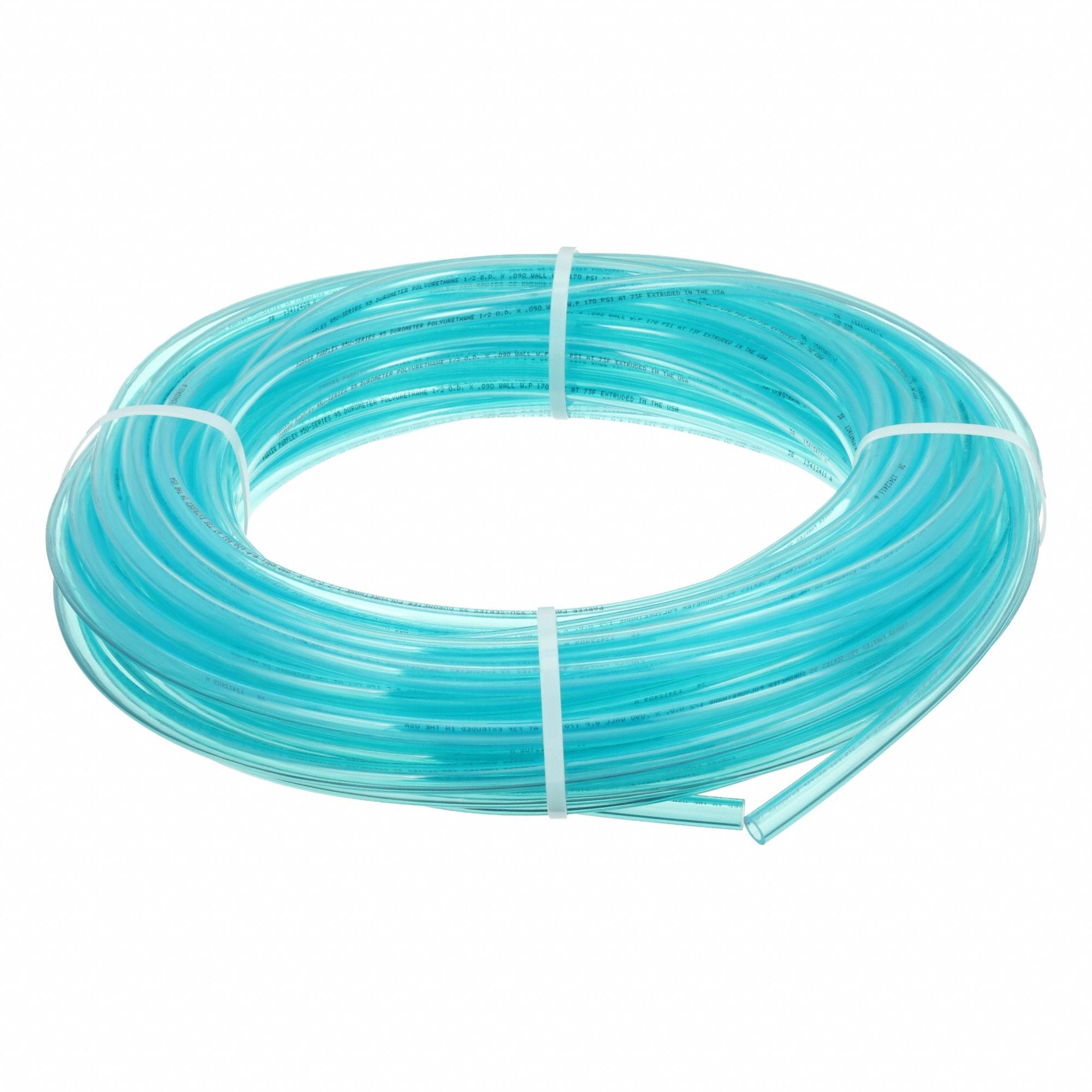 PARKER 95U8090TBL0100 Tubing Blue Overall 100 ft L