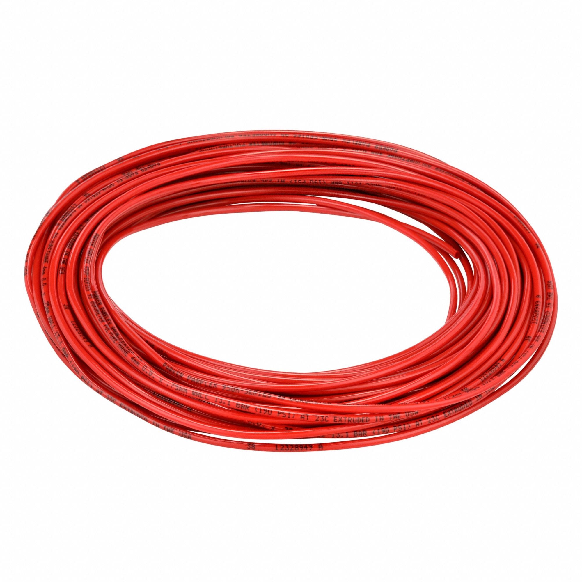 PARKER 95UM4X75RED0100 Tubing Red Overall 100 ft L
